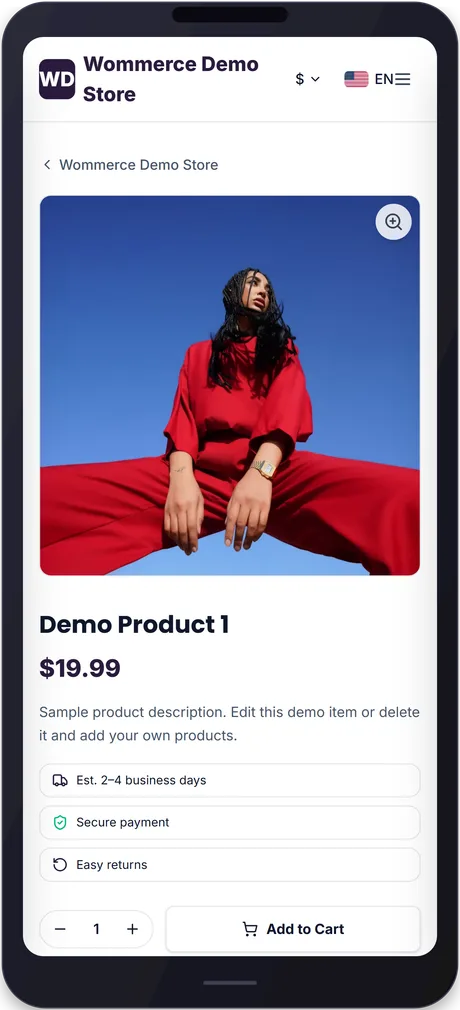wommerce — phone 9